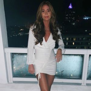 Revolve Lovers + Friends Jet Dress in White